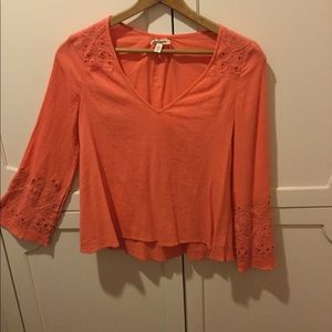 Coral Summer Blouse